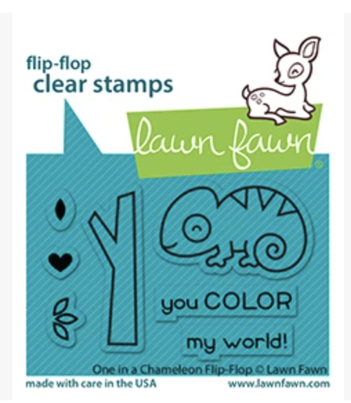 Lawn Fawn, One in a Chameleon Flip-Flop