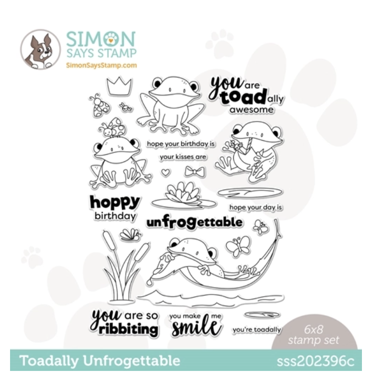 Simon Says Stamp, Toadally Unfrogettable 6x8 stamp set
