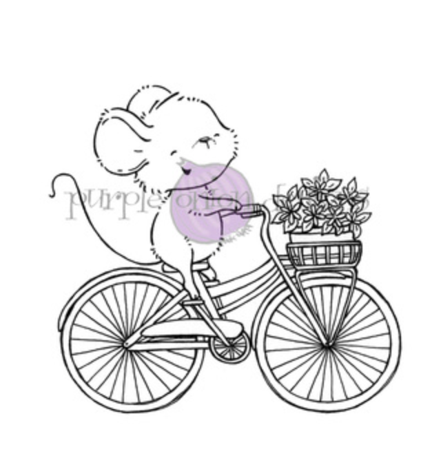 Purple Onion Designs/Stacey Yacula, Anna (mouse on bicycle)