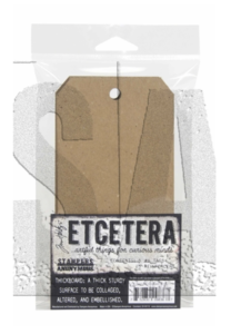 Tim Holtz/Stampers Anonymous, Etcetera #8 Chipboard Tag
