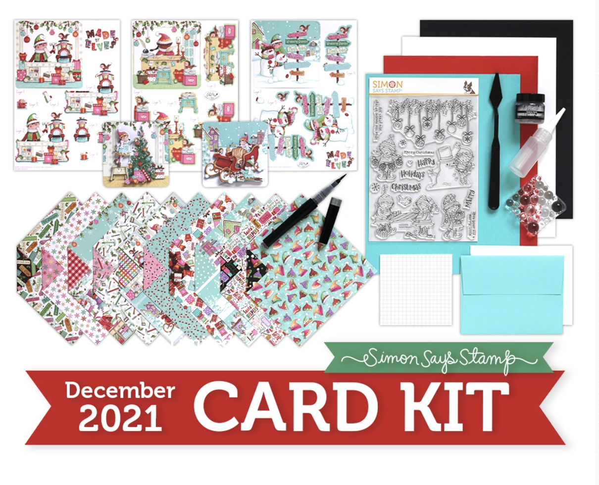 Simon Says Stamp Card Kit, December 2021