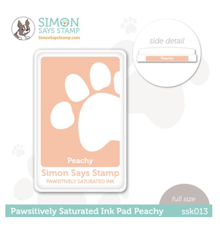 Simon Says Stamp, Pawsitively Saturated Ink Pad Peachy