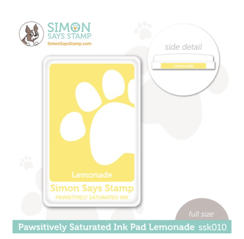 Simon Says Stamp, Pawsitively Saturated Ink Pad Lemonade