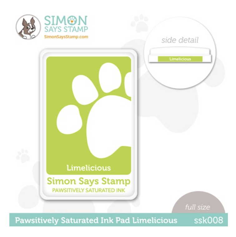 Simon Says Stamp, Pawsitively Saturated Ink Pad Limelicious