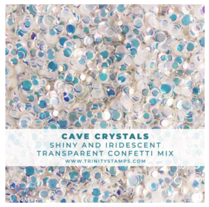 Trinity Stamps, Cave Crystals- Iridescent Glossy Transparent Confetti Mix