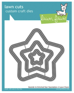 Lawn Fawn, Outside In Stitched Star Stackables