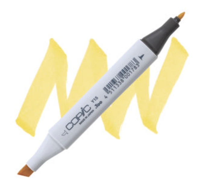 Y15, Cadmium Yellow Copic Original Marker