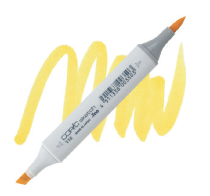 Y15, Cadmium Yellow Copic Sketch Marker