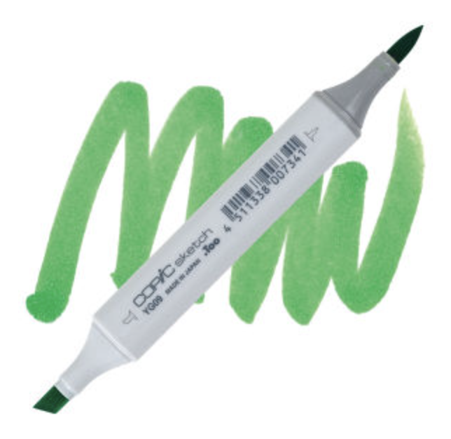 YG09, Lettuce Green Copic Sketch Marker