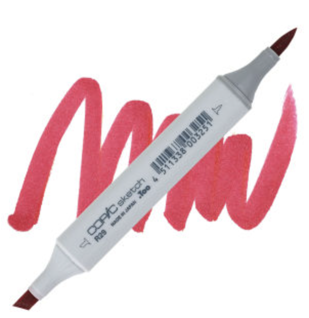 R29, Lipstick Red Copic Sketch Marker