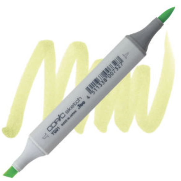 YG01, Green Bice Copic Sketch Marker