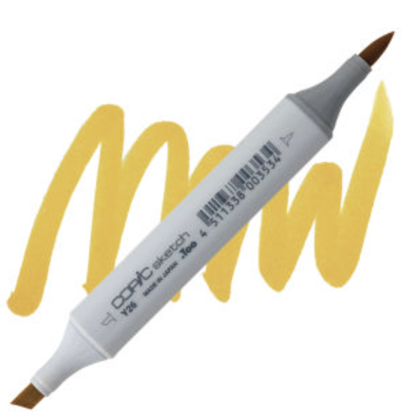 Y26, Mustard Copic Sketch Marker