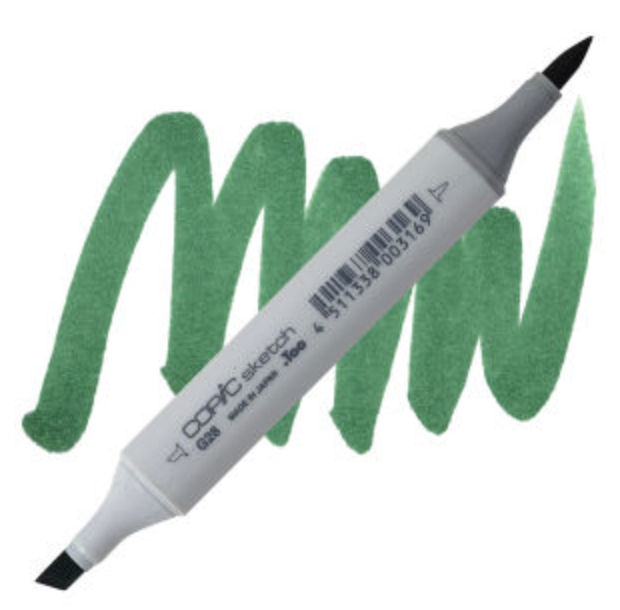 G28 Ocean Green Copic Sketch Marker