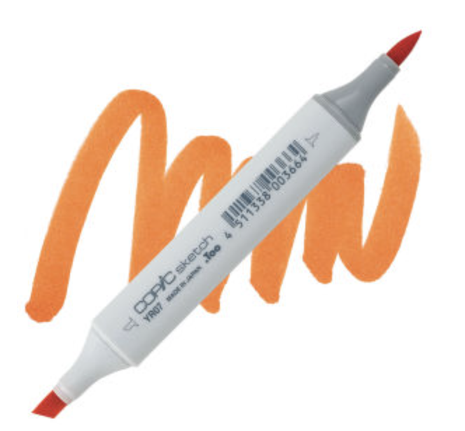 YR07 Cadmium Orange Copic Sketch Marker