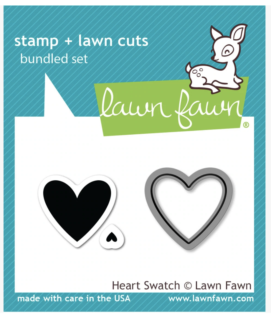 Lawn Fawn, Heart Swatch