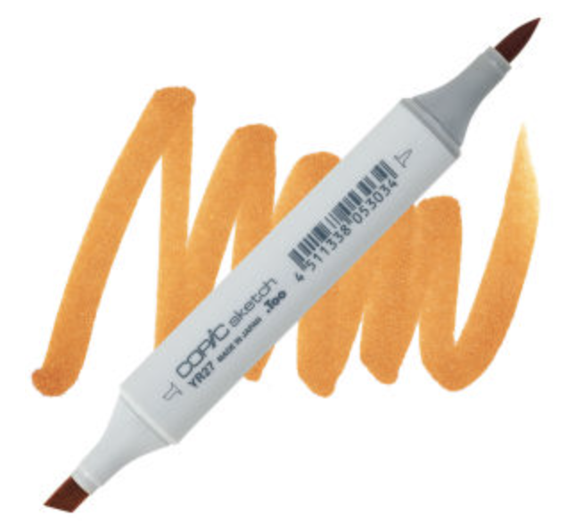 YR27 Tuscan Orange Copic Sketch Marker