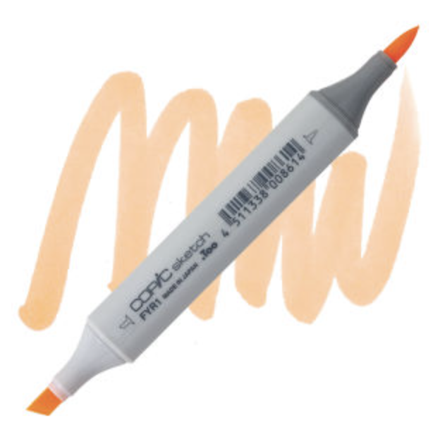 FYR1 Fluorescent Orange Copic Sketch Marker