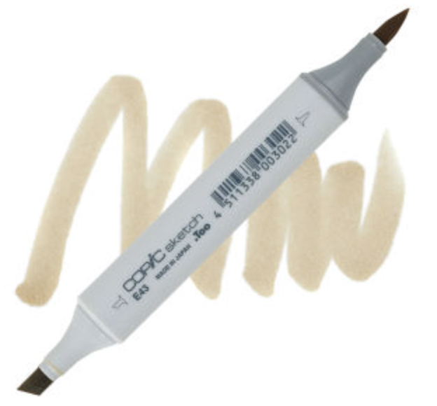 E43 Dull Ivory Copic Sketch Marker