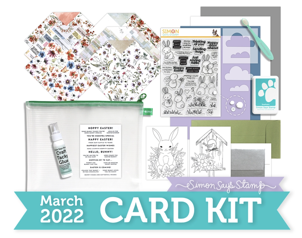 Simon Says Stamp, March 2022 Card Kit