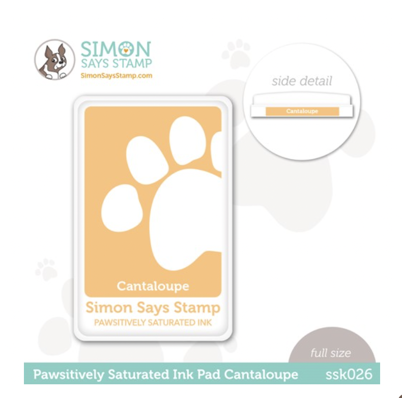 Simon Says Stamp, Pawsitively Saturated Ink Pad Cantaloupe