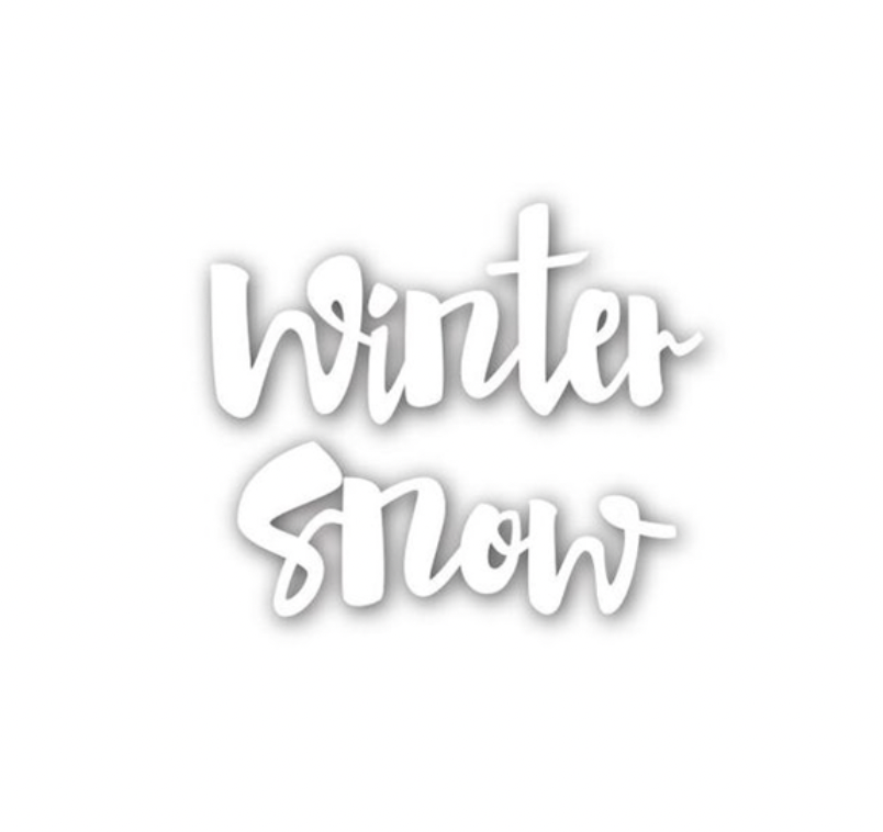 Simon Says Stamp, Winter Snow dies