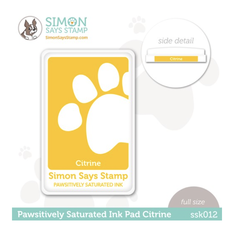 Simon Says Stamp, Pawsitively Saturated Ink Pad Citrine