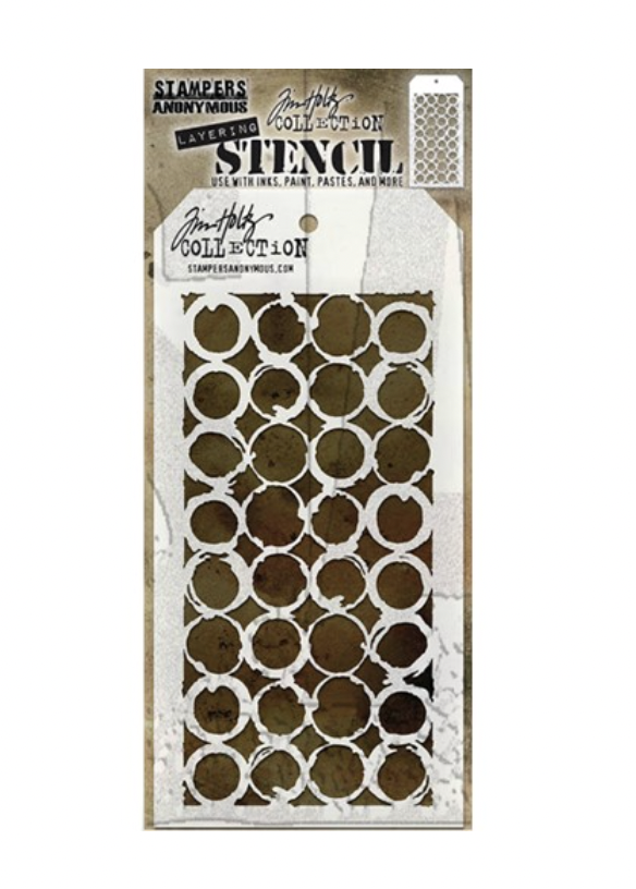 Tim Holtz/ Stampers Anonymous, Layering Stencil THS056