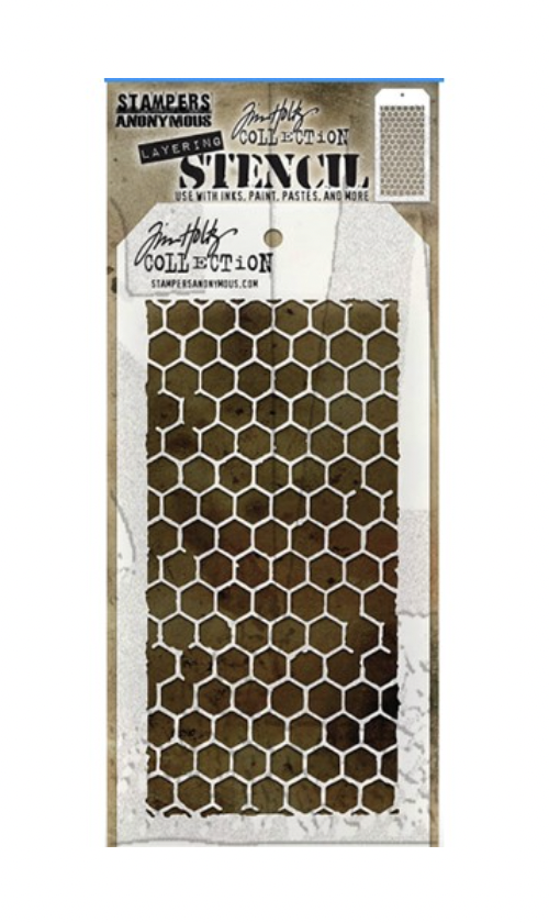 Tim Holtz/ Stampers Anonymous, Layering Stencil THS005