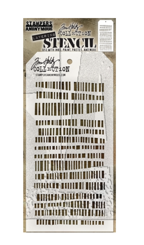Tim Holtz/ Stampers Anonymous, Layering Stencil THS102