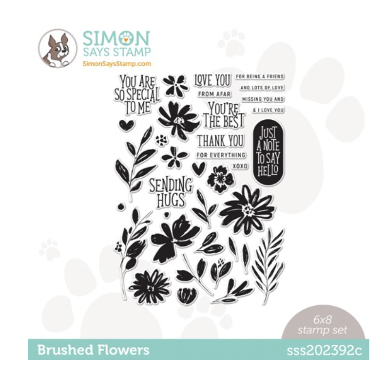 Simon Says Stamp, Brushed Flowers