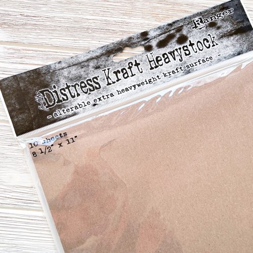 Distress Kraft Heavystock 8.5" x 11", 10pk