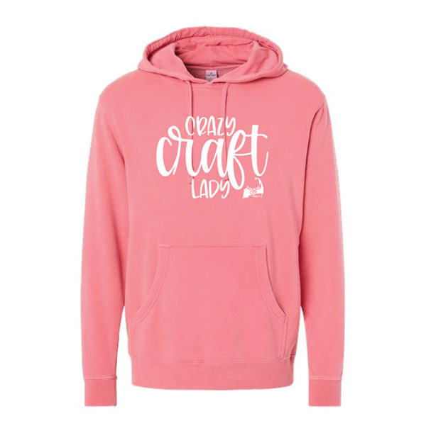 Crazy Craft Lady, Pullover Hoodie