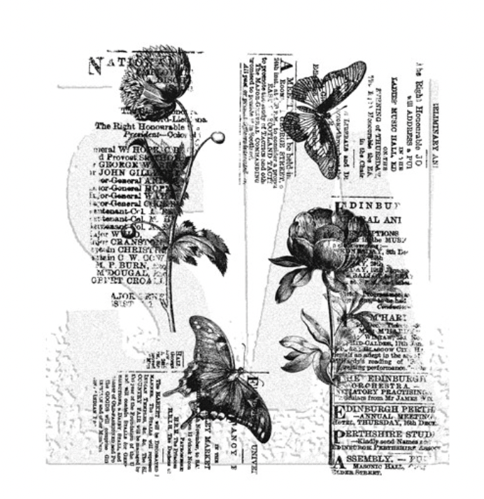 Tim Holtz/Stampers Anonymous: Botanic Collage
