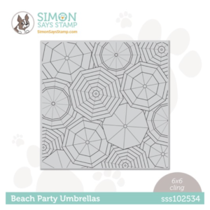 Simon Says Stamp, Beach Party Umbrellas Cling Stamp