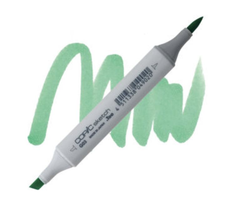 G03 Meadow Green Copic Sketch Marker