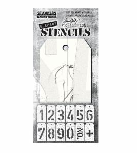 Tim Holtz/ Stampers Anonymous, Element Stencils Freight EST002