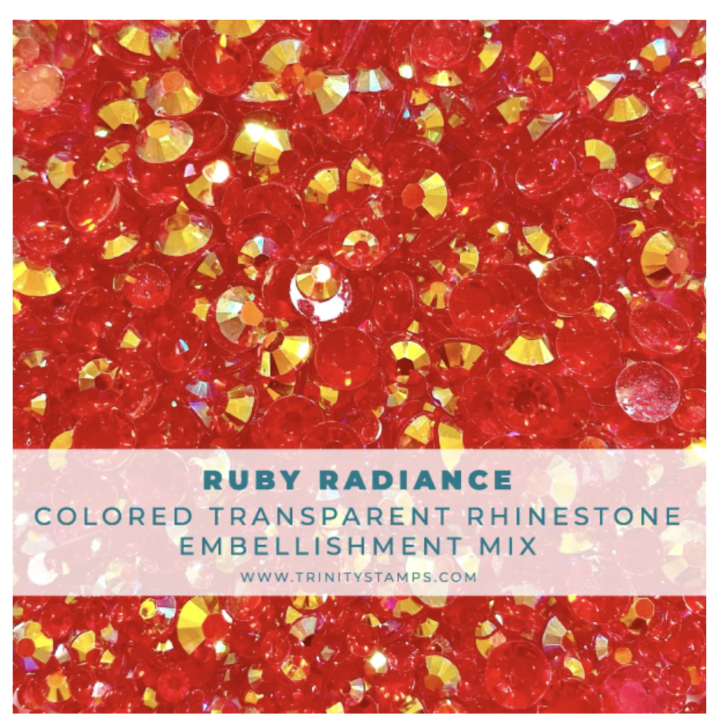 Trinity Stamps, Ruby Radiance, Rhinestone Mix