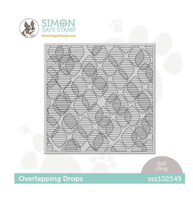 Simon Says Cling Stamp Overlapping Drops