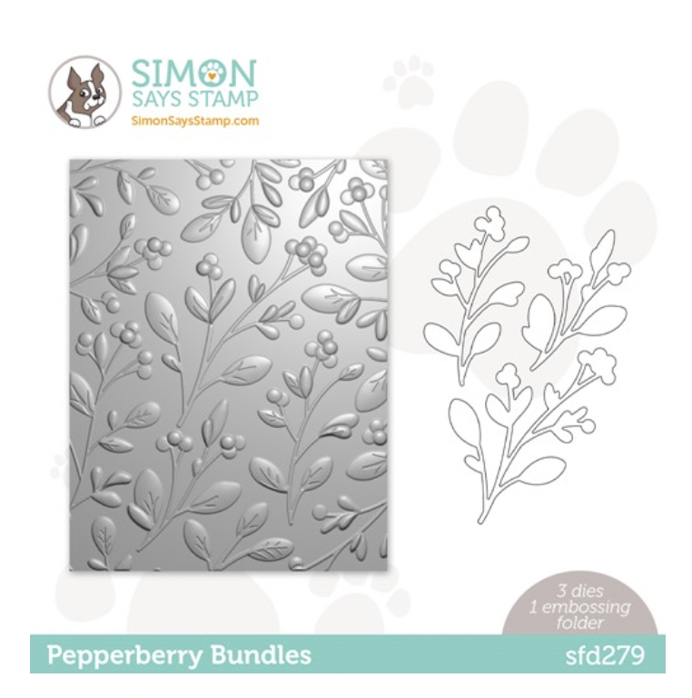 Simon Says Stamp Embossing Folder And Die Pepperberry Bundles