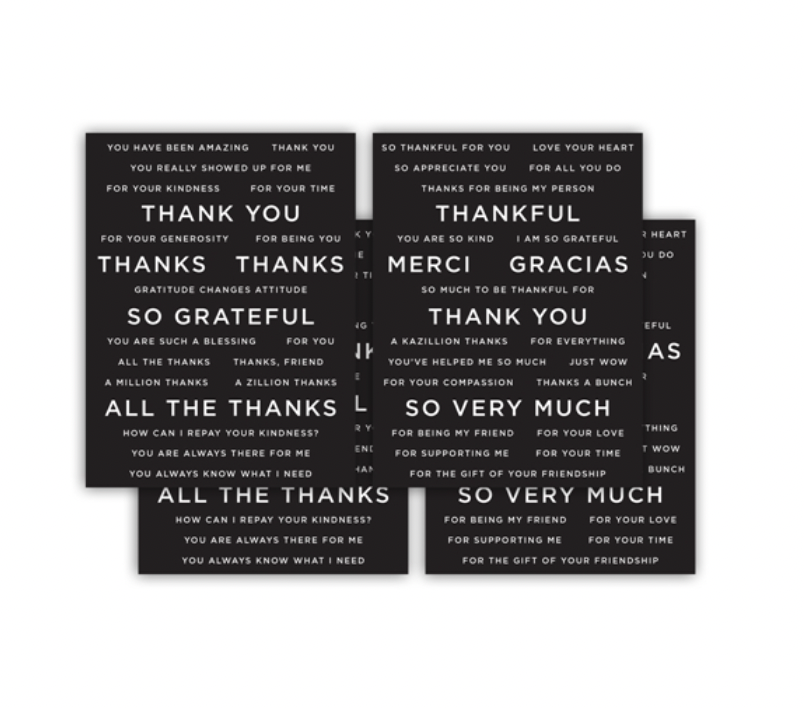 CZ Design Reverse Gratitude Sentiment Strips