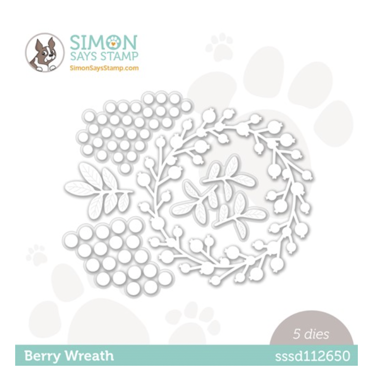 Simon Says Stamp, Berry Wreath