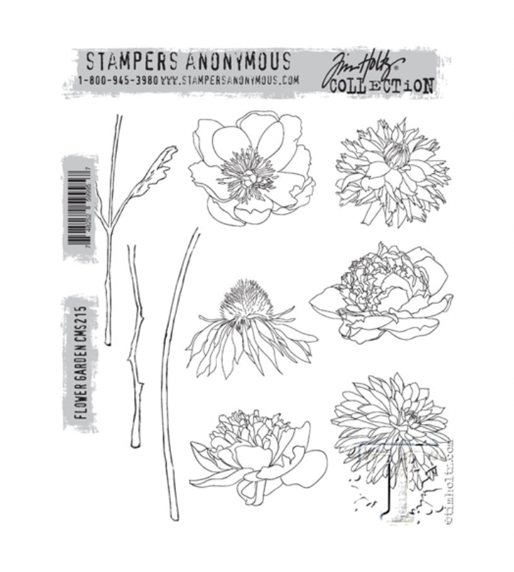 Tim Holtz/Stampers Anonymous, Flower Garden