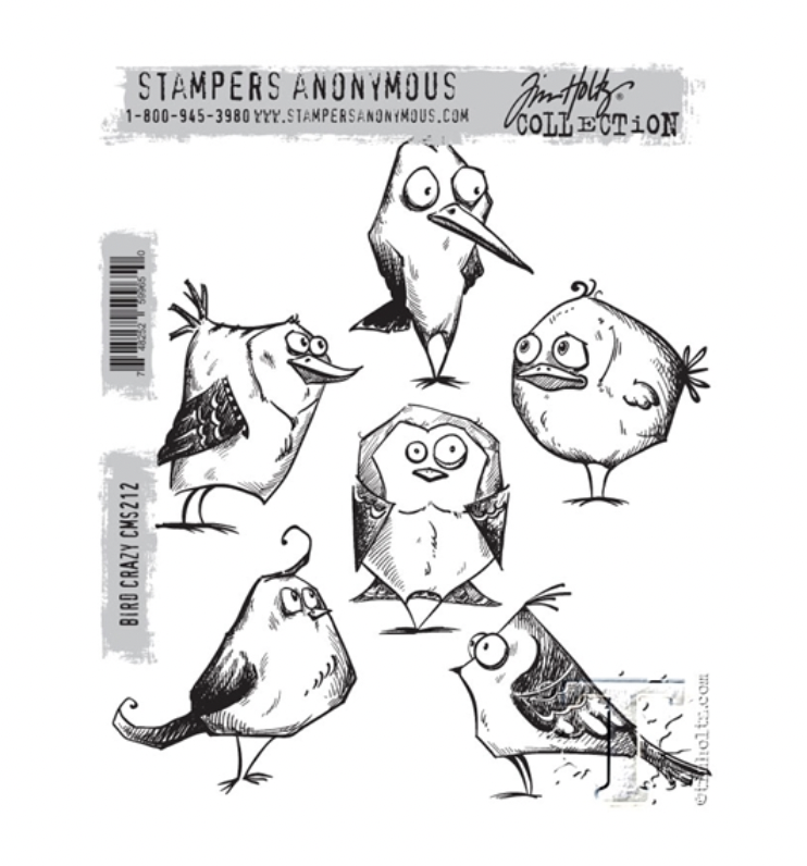 Tim Holtz/Stampers Anonymous, Bird Crazy