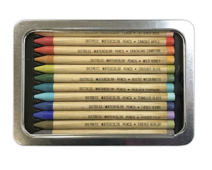 Distress Watercolor Pencils, set 1