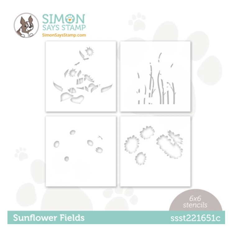 Simon Says Stamp, Sunflower Fields Stencils