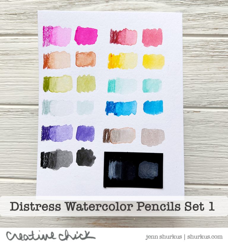 Distress Watercolor Pencils Compared To Copic Markers {creative Chick}