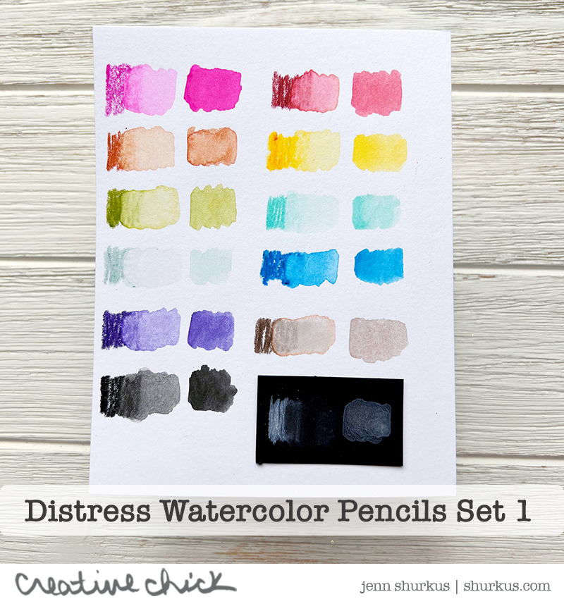 Tim Holtz/Ranger: New Distress Watercolor Pencils {creative chick}