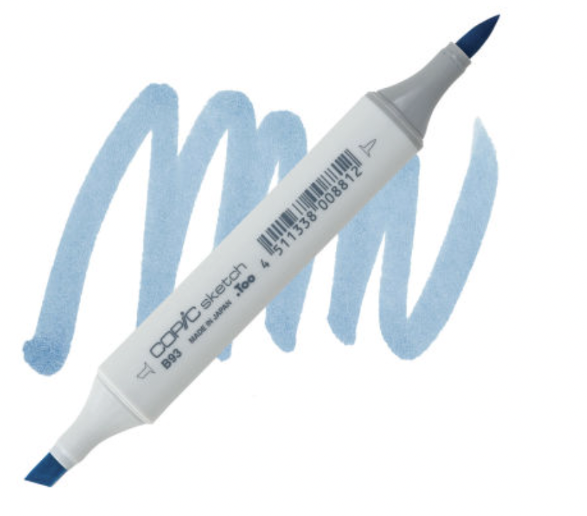 B93 Light Crockery Blue Copic Sketch Marker