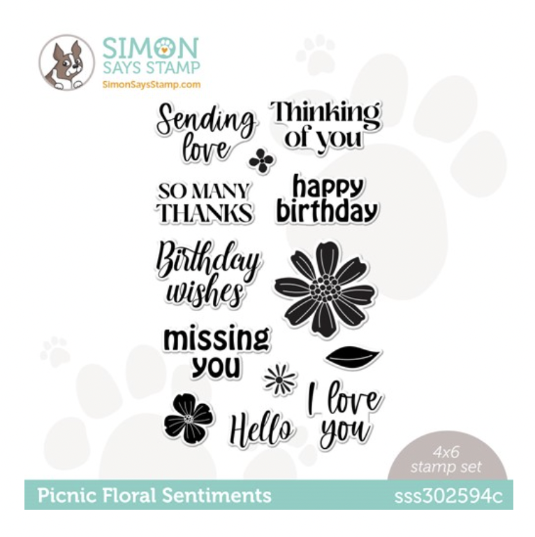 Simon Says Stamp, Picnic Floral Sentiments