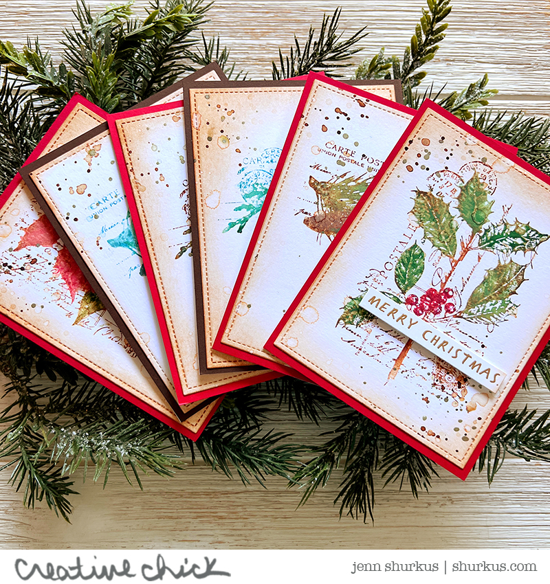 Tim Holtz/Stampers Anonymous: Festive Collage - {creative chick} |  shurkus.com